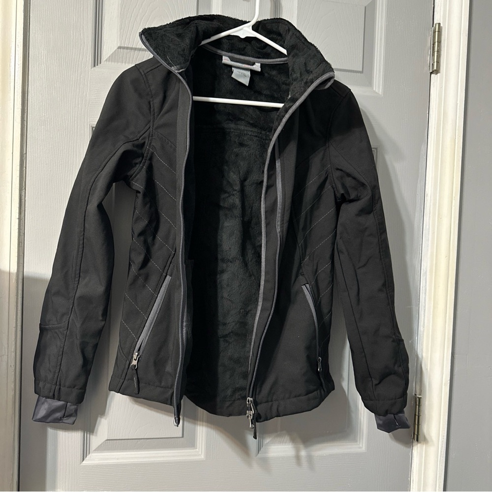 Free Country Women's Black and Gray Ski Jacket